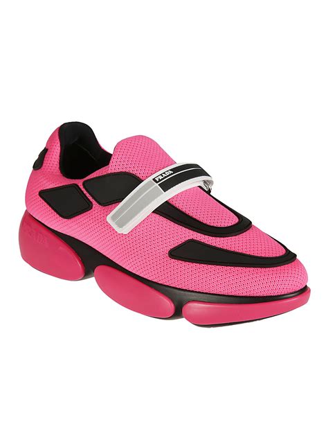 hot pink prada shoes|pink Prada sneakers for women.